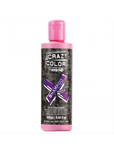 Shampoing réactivant Purple 250ml CRAZY COLOR